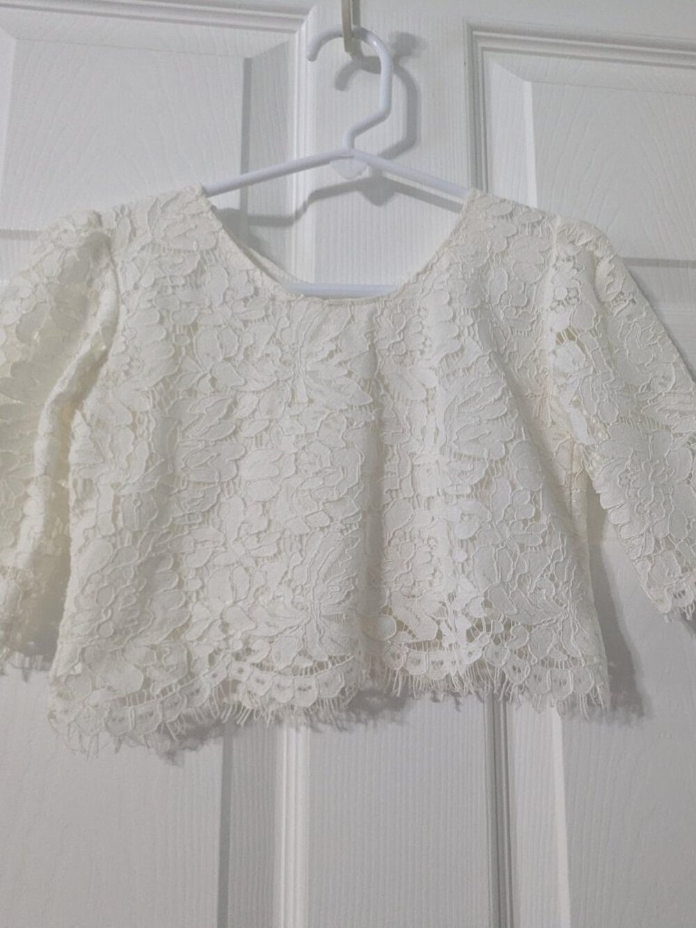 Little girls lace top